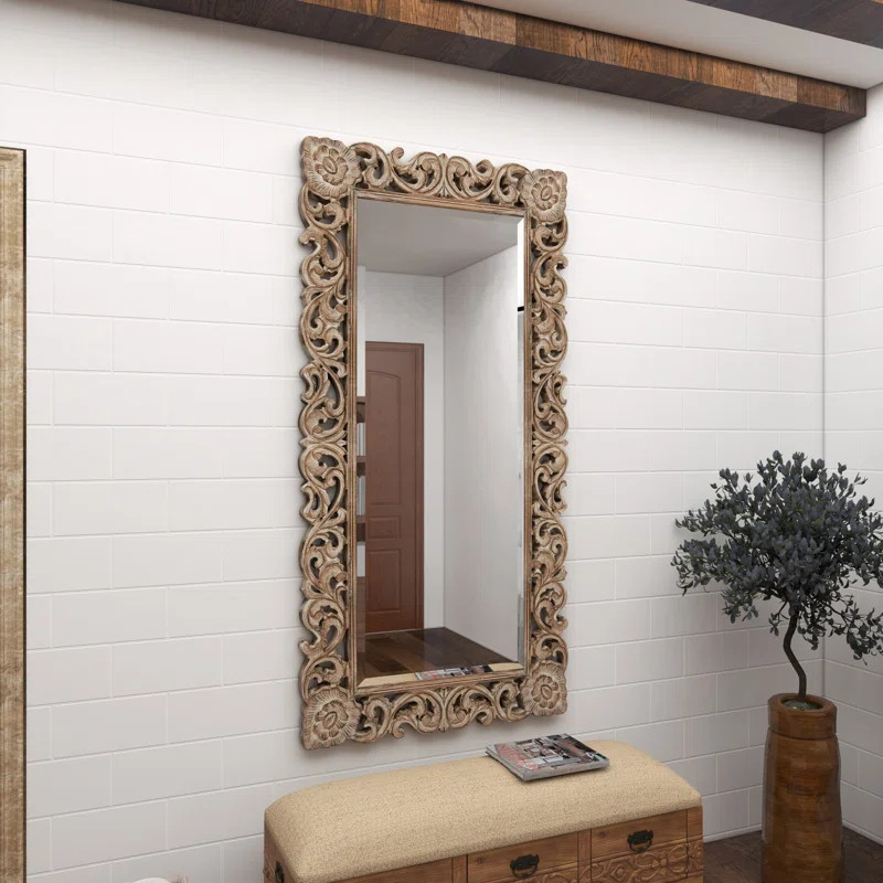 Talleyville Solid Wood Flat Wall Mirror | Wayfair North America