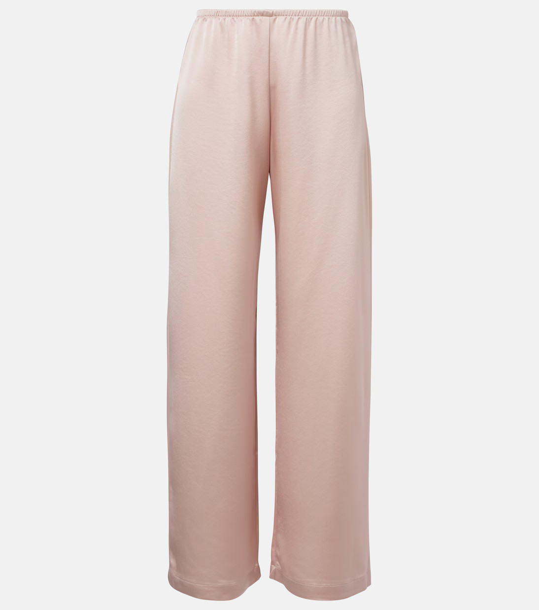 Barb mid-rise satin wide-leg pants | Mytheresa (US/CA)