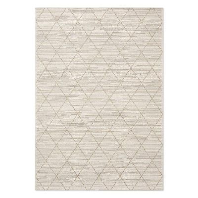 Faux Natural Grace Diamond Indoor/Outdoor Rug | Williams-Sonoma