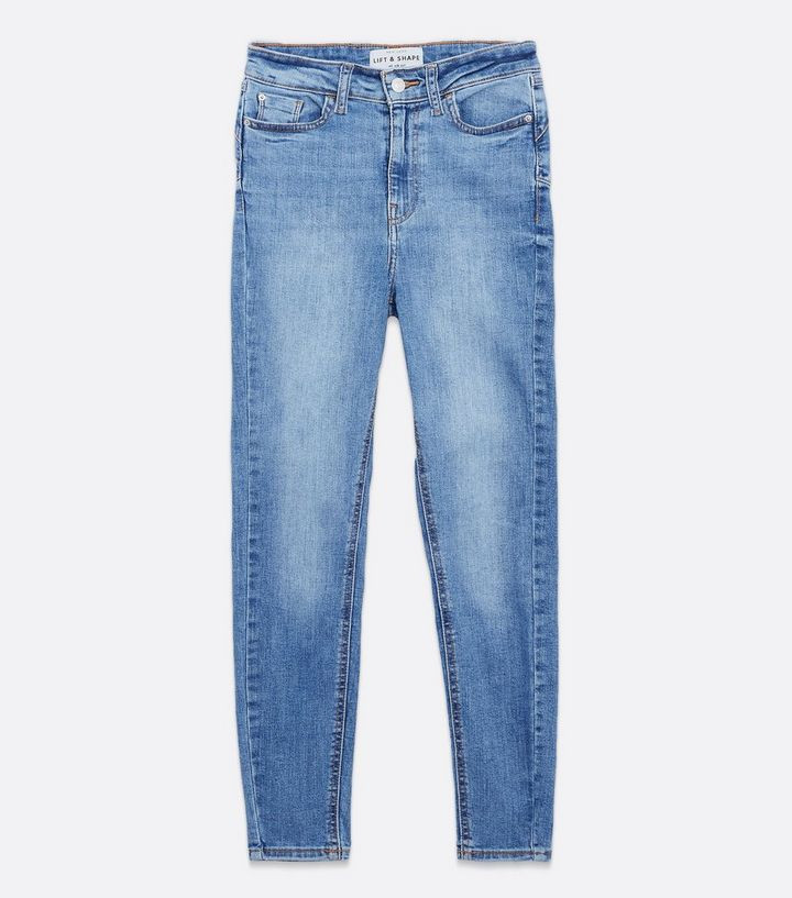 Blue Light Wash 'Lift & Shape' Jenna Skinny Jeans
						
						Add to Saved Items
						Remove fr... | New Look (UK)