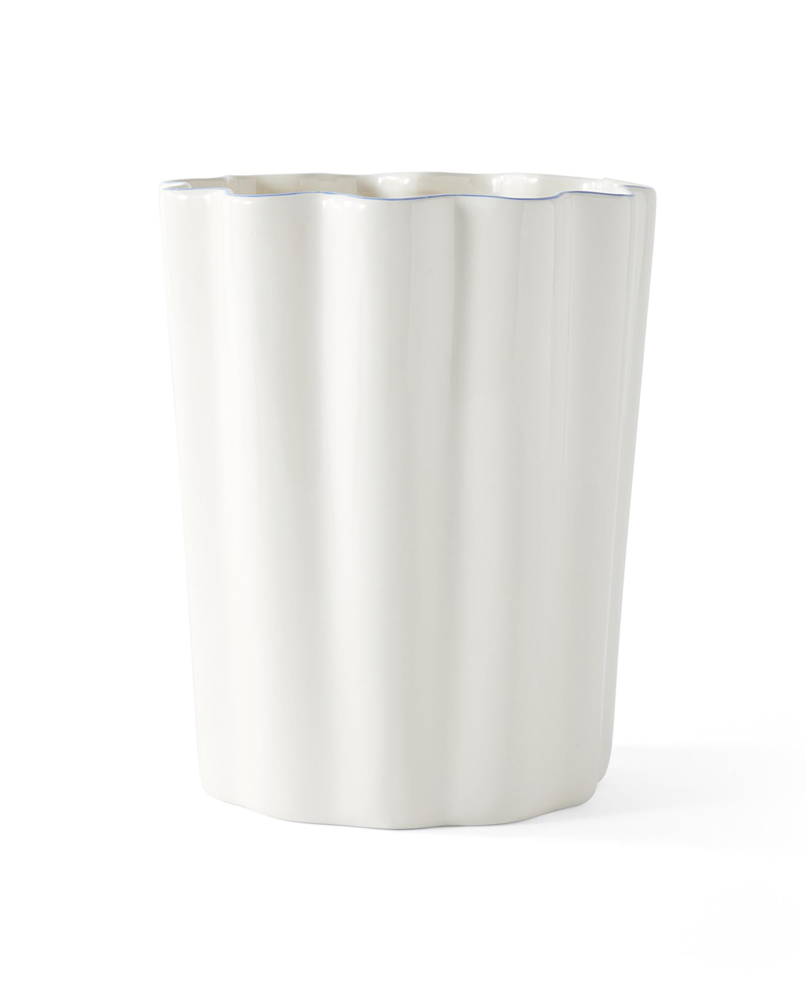 Wave Waste Basket | Serena and Lily