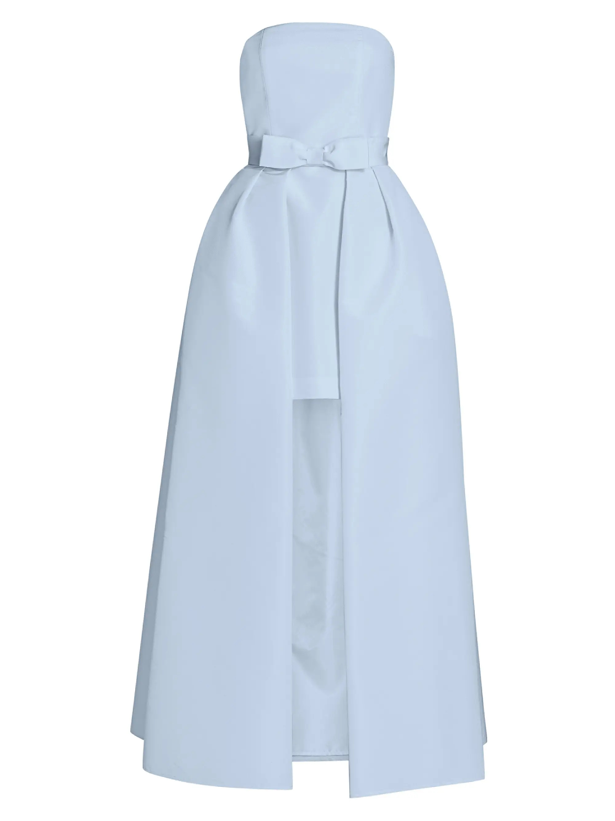 Alexia María Silk Faille Strapless Minidress with Convertible Skirt | Saks Fifth Avenue | Saks Fifth Avenue