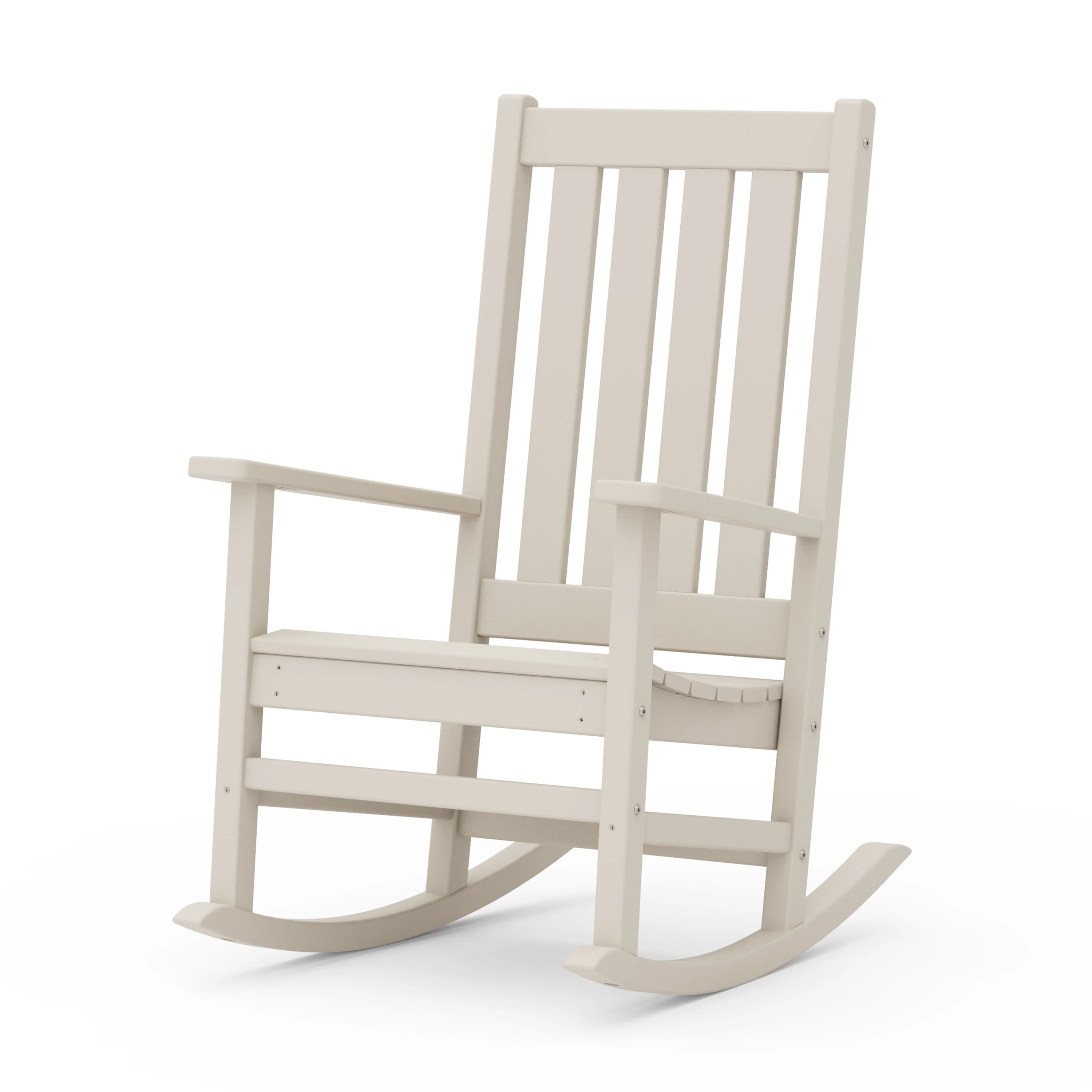 Better Homes & Gardens Southlake Outdoor Rocking Chair, All-Weather HDPE, Patio Seat, Sand | Walmart (US)