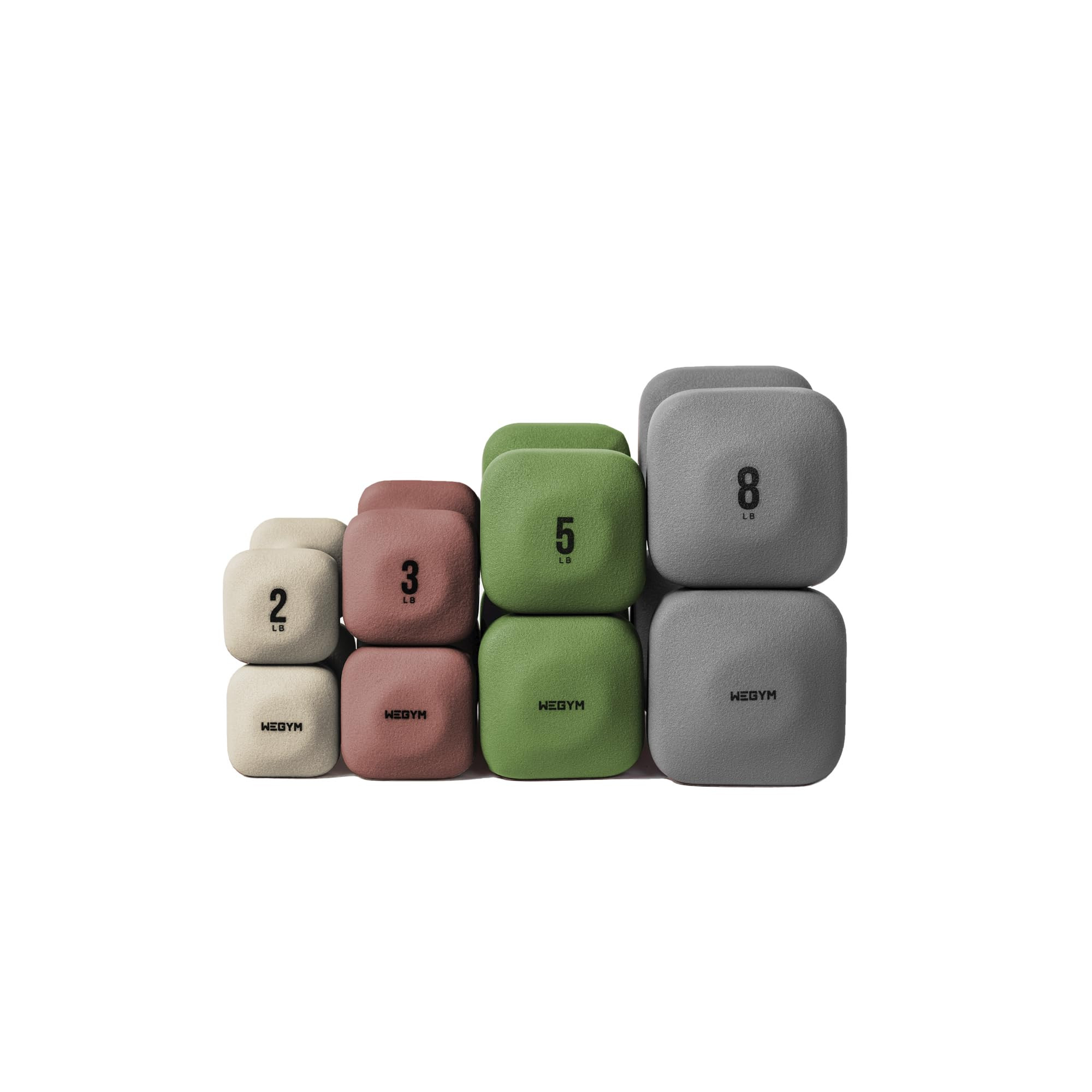 WeGym SafeGrip Dumbbells, Anti-Slip, Anti-Roll, Thick Handles, Free Weights, Square Dumbbells for... | Amazon (US)