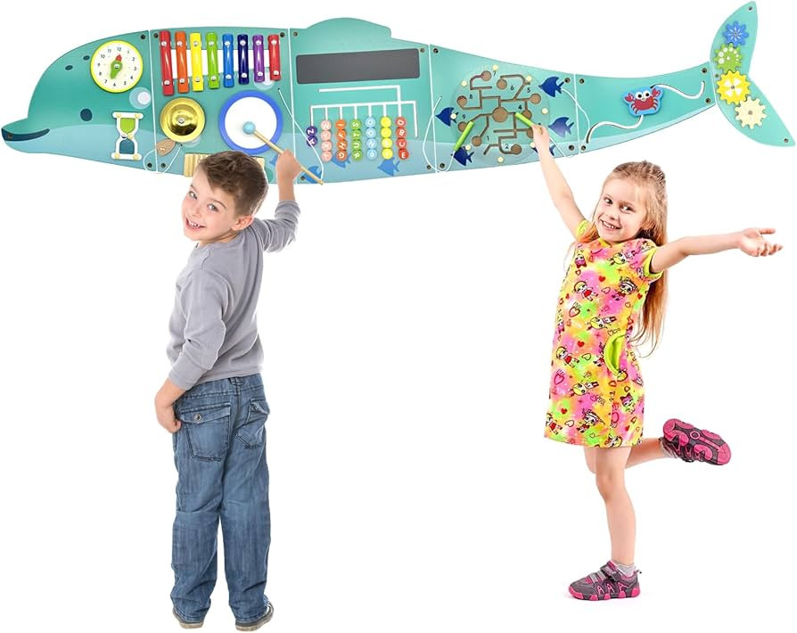 Activity Wall Busy Board Panels, Montessori Sensory Toys, Wall Activity Center, Educational Toy, ... | Amazon (US)