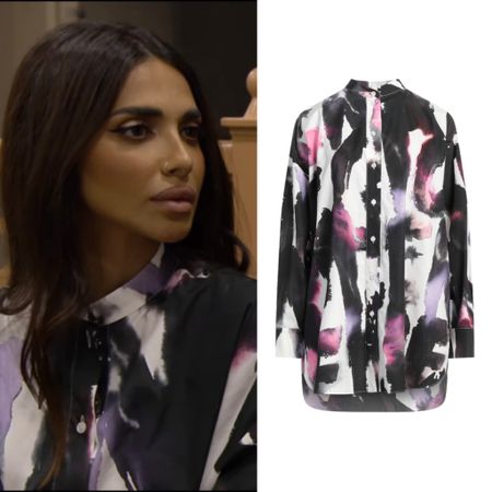 Sarah Al Madani’s Oversized Printed Blouse 