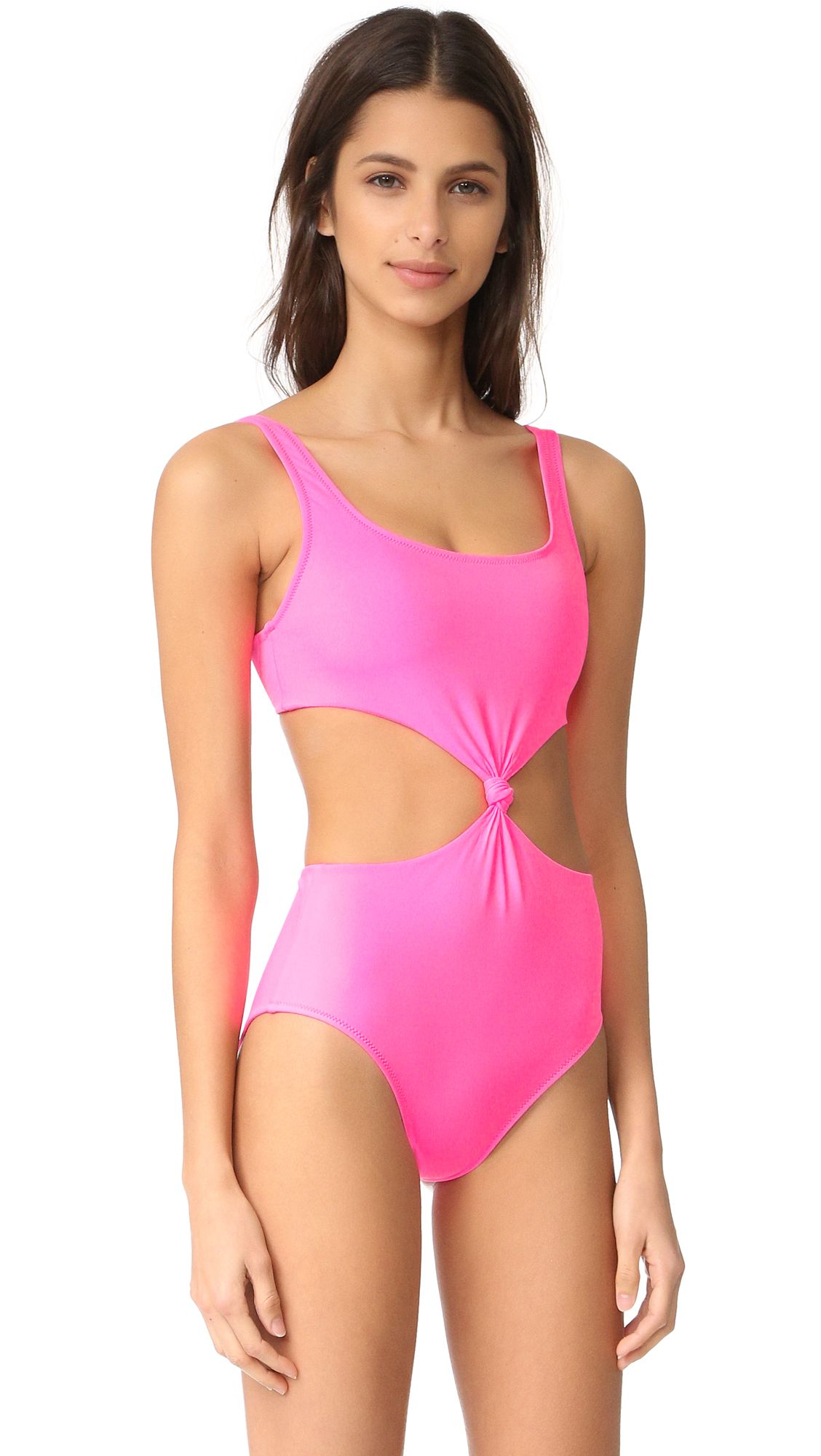 Solid & Striped The Bella One Piece - Hot Pink | Shopbop