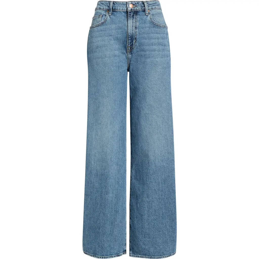 Treasure & Bond High Waist Wide Leg Jeans in Medium Wash at Nordstrom, Size 25 | Nordstrom