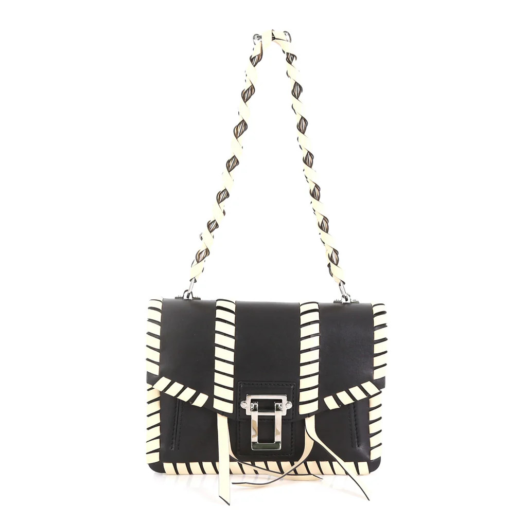 Hava Shoulder Bag Whipstitch Leather Small | Rebag