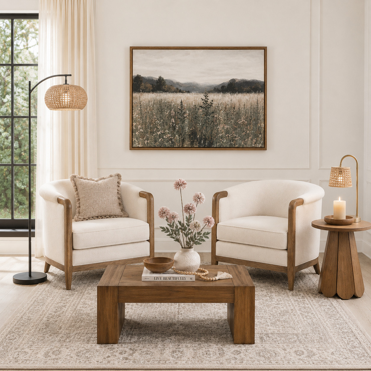 Neutral Walmart living room finds that make your home feel instantly elevated 🙌👏🏻

#LTKHome #LTKSeasonal #LTKOver40