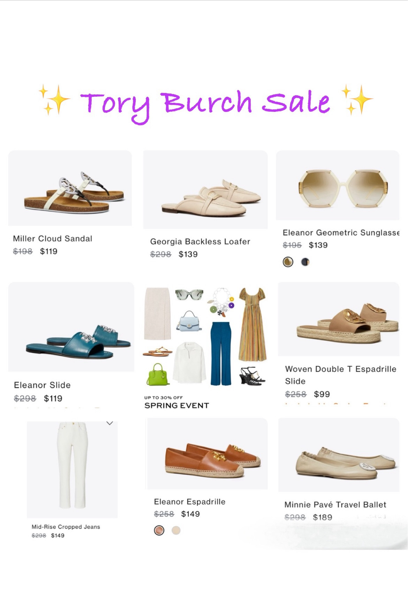 ✨ Tory Burch Sale ✨