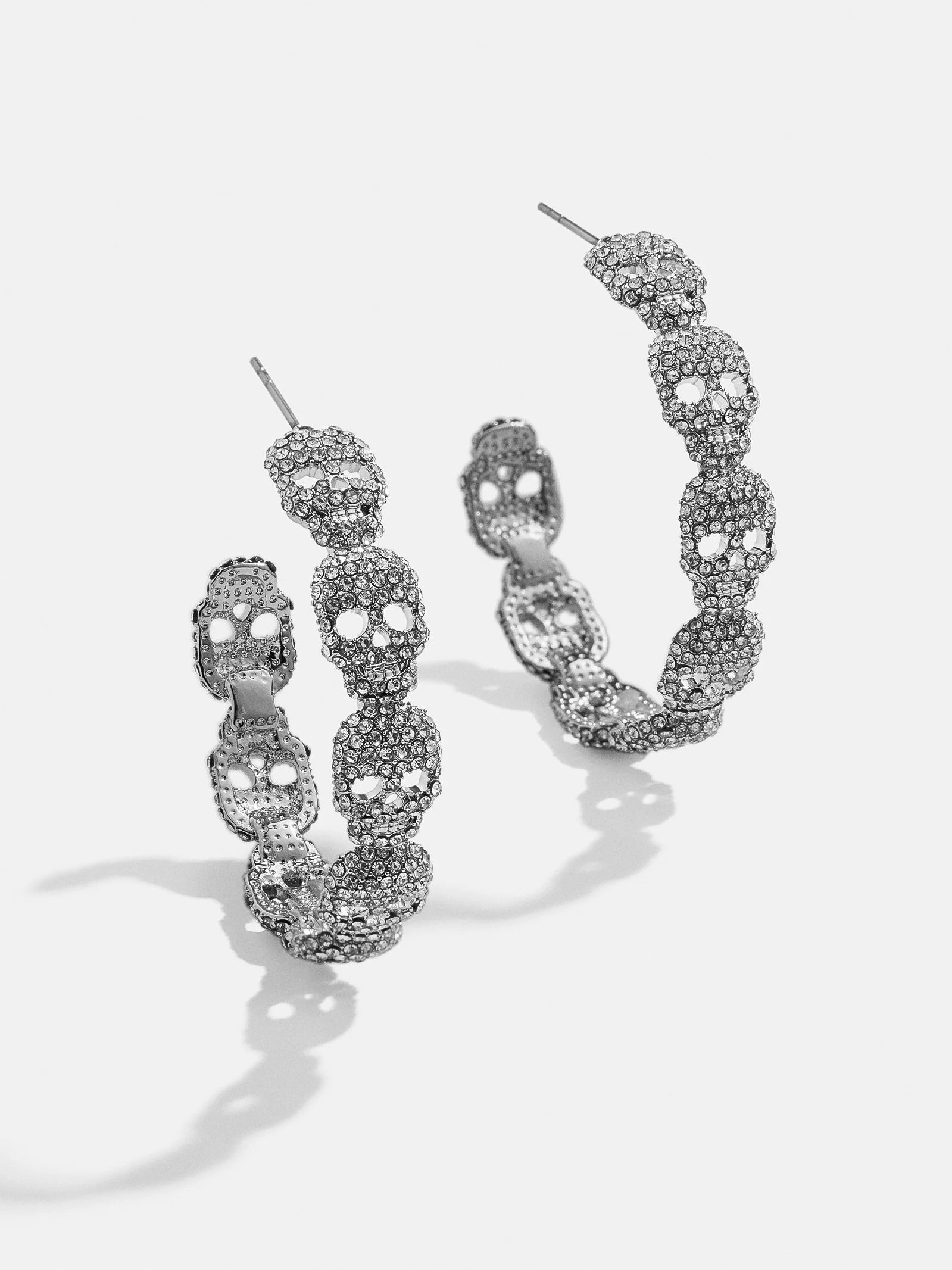 Bad to the Bone Earrings - Silver | BaubleBar (US)