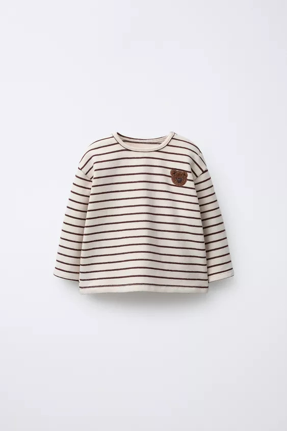 STRIPED BEAR T-SHIRT | Zara UK