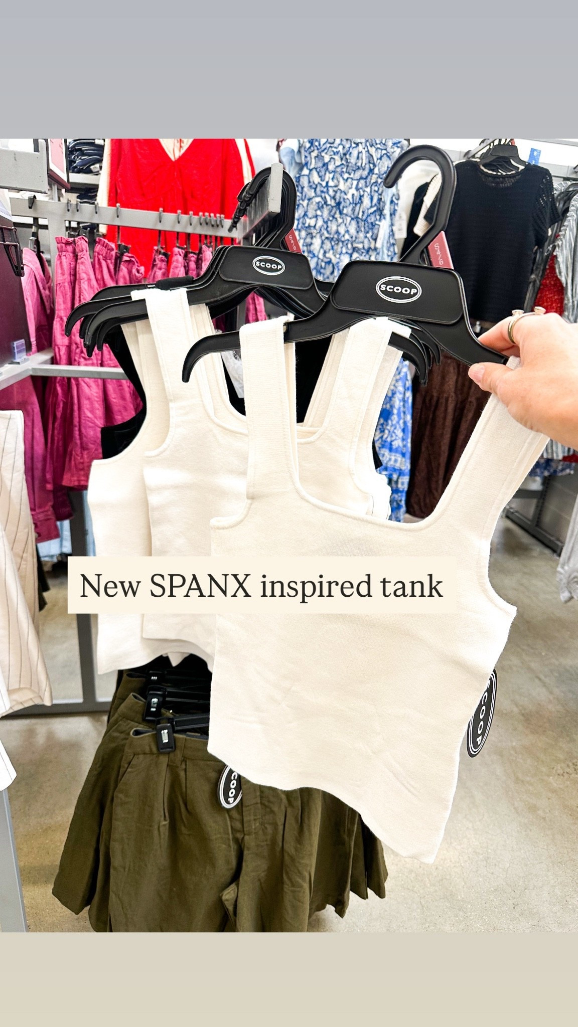 This buttery soft, Spanx-inspired tank from Walmart is SO good 🤍 The perfect summer neutral to wear with denim, linen pants, skirts, and layered under lightweight jackets. Such an elevated basic for an affordable price. #walmartfinds #neutralstyle #summerfashion #affordablestyle #everydaybasics

#LTKdayinmylife #LTKxMadewell #LTKmomlife