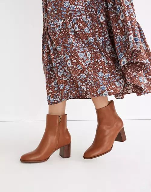The Mira Side-Seam Ankle Boot in Leather | Madewell