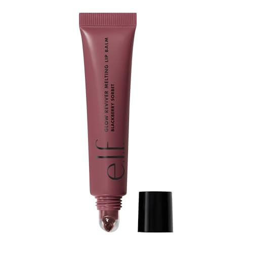 e.l.f. Glow Reviver Melting Lip Balm, Hydrating Tinted Lip Balm For A Glossy Finish & Soft, Supple Lips, Vegan & Cruelty-Free, Blackberry Sorbet | Amazon (US)