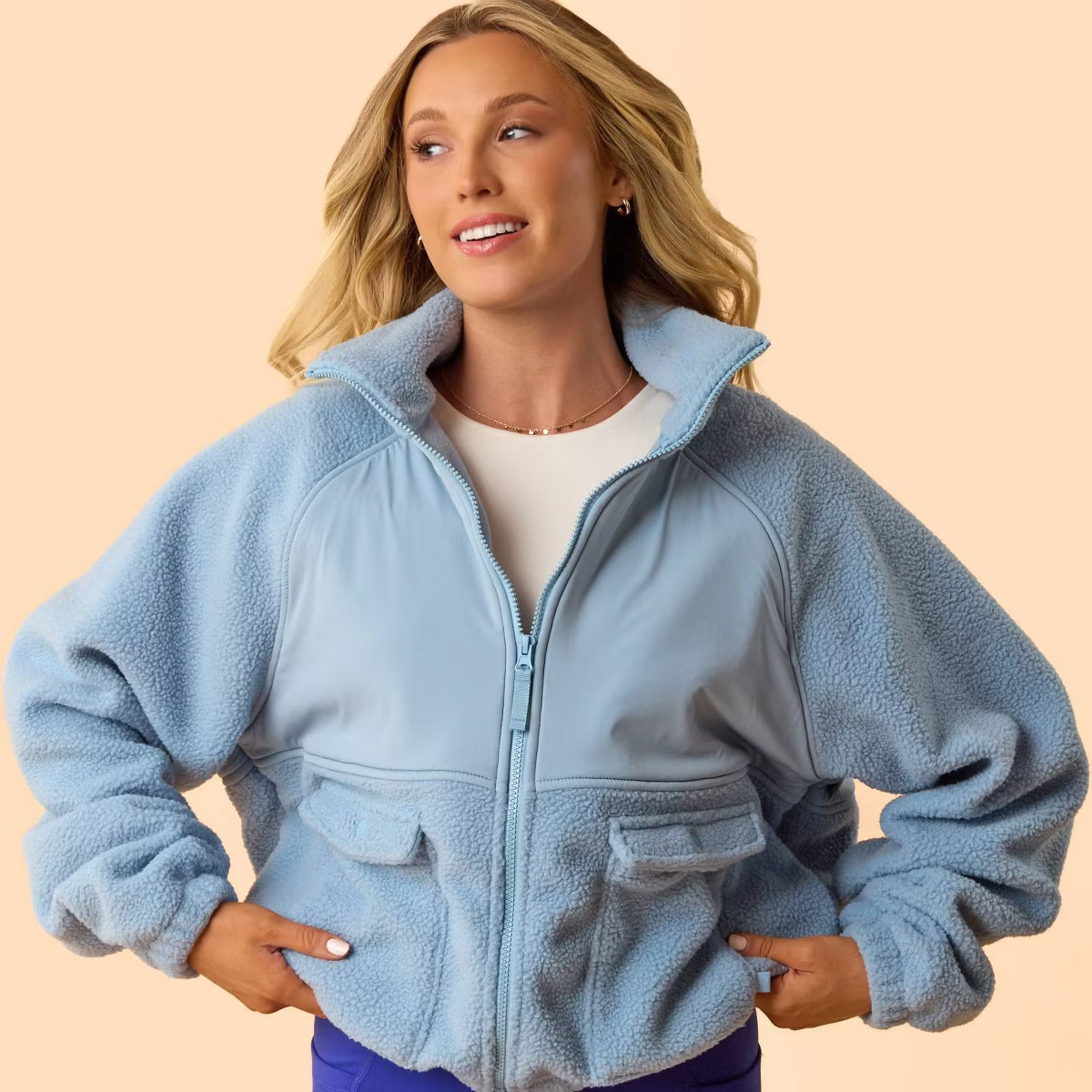 Blogilates Women's Bonfire Fleece Jacket | Target