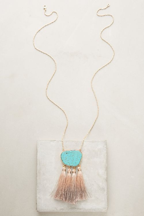 Ombre Tassel Pendant Necklace | Anthropologie (US)