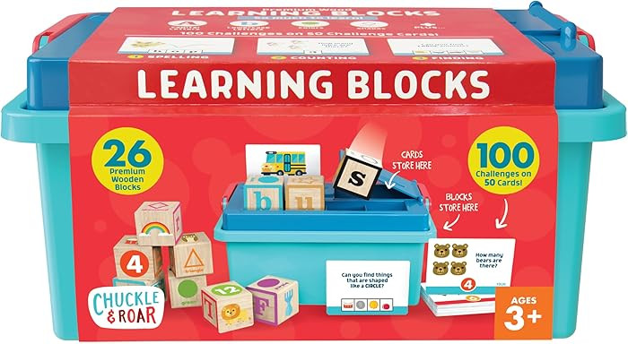 Chuckle & Roar - Learning Blocks: Alphabet Blocks & Learning Flashcards - Educational Learning Ac... | Amazon (US)