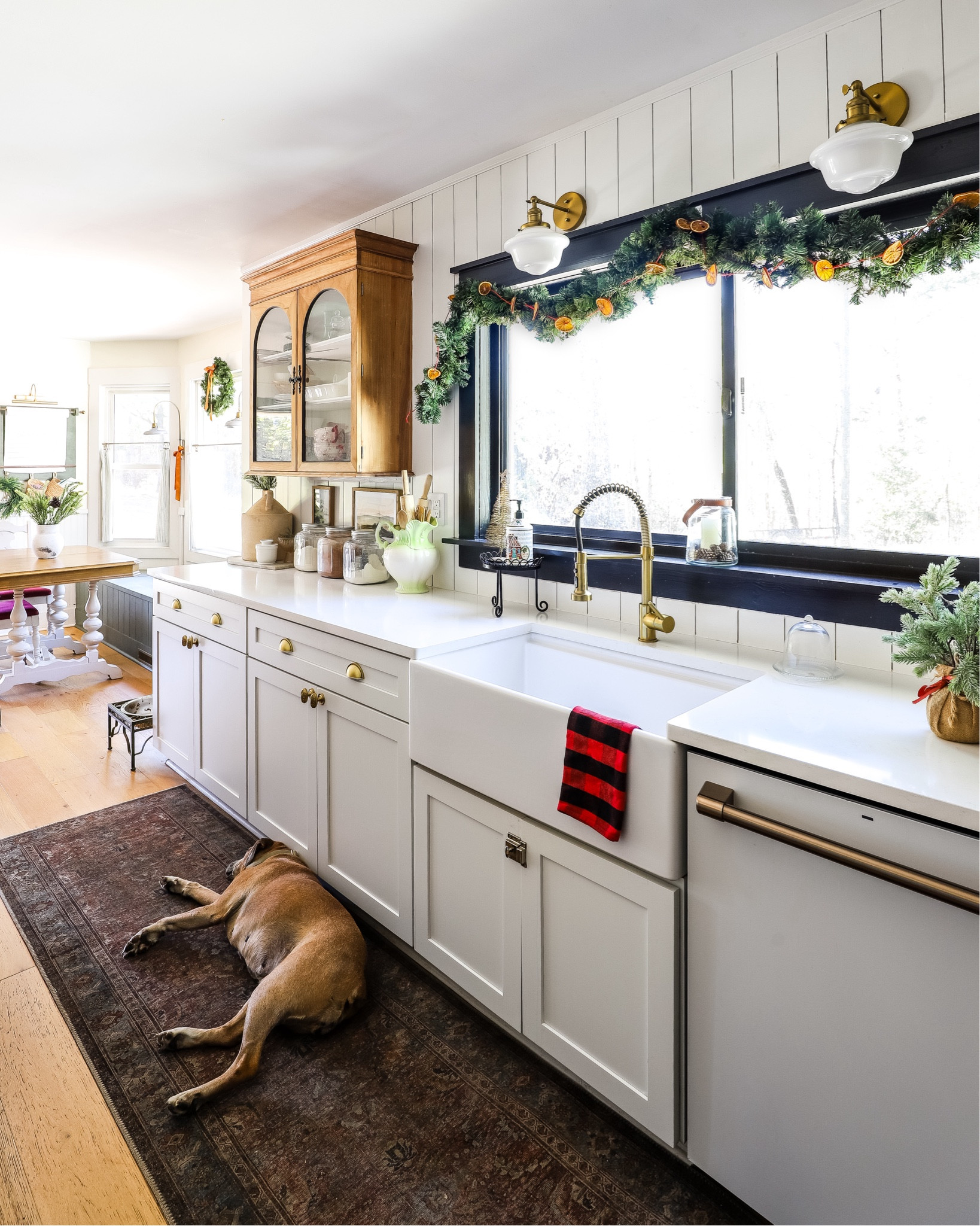 Cozy Christmas Kitchen decor, serve ware, orange garland, kitchenaid mixer, watercolor painting, baking accessories, kitchen accessories 

#LTKHoliday #LTKHome #LTKSeasonal