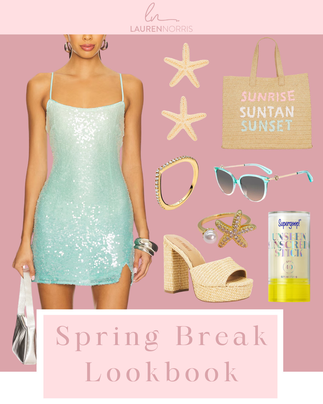 This amazing Aquamarine inspired dress for spring break!  

 #LTKdayinmylife #LTKgrwm #LTKootd