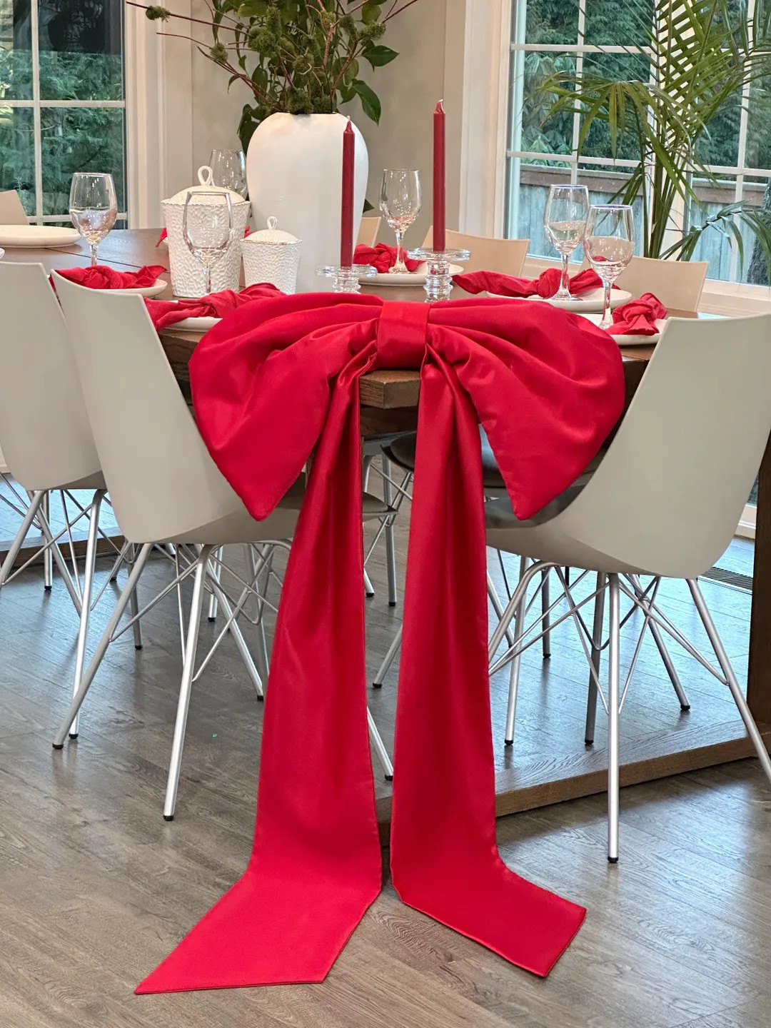 Large Red Birthday Bow for Table, Wedding, Party ,baby Shower Decor ,bridal Decor - Etsy | Etsy (US)