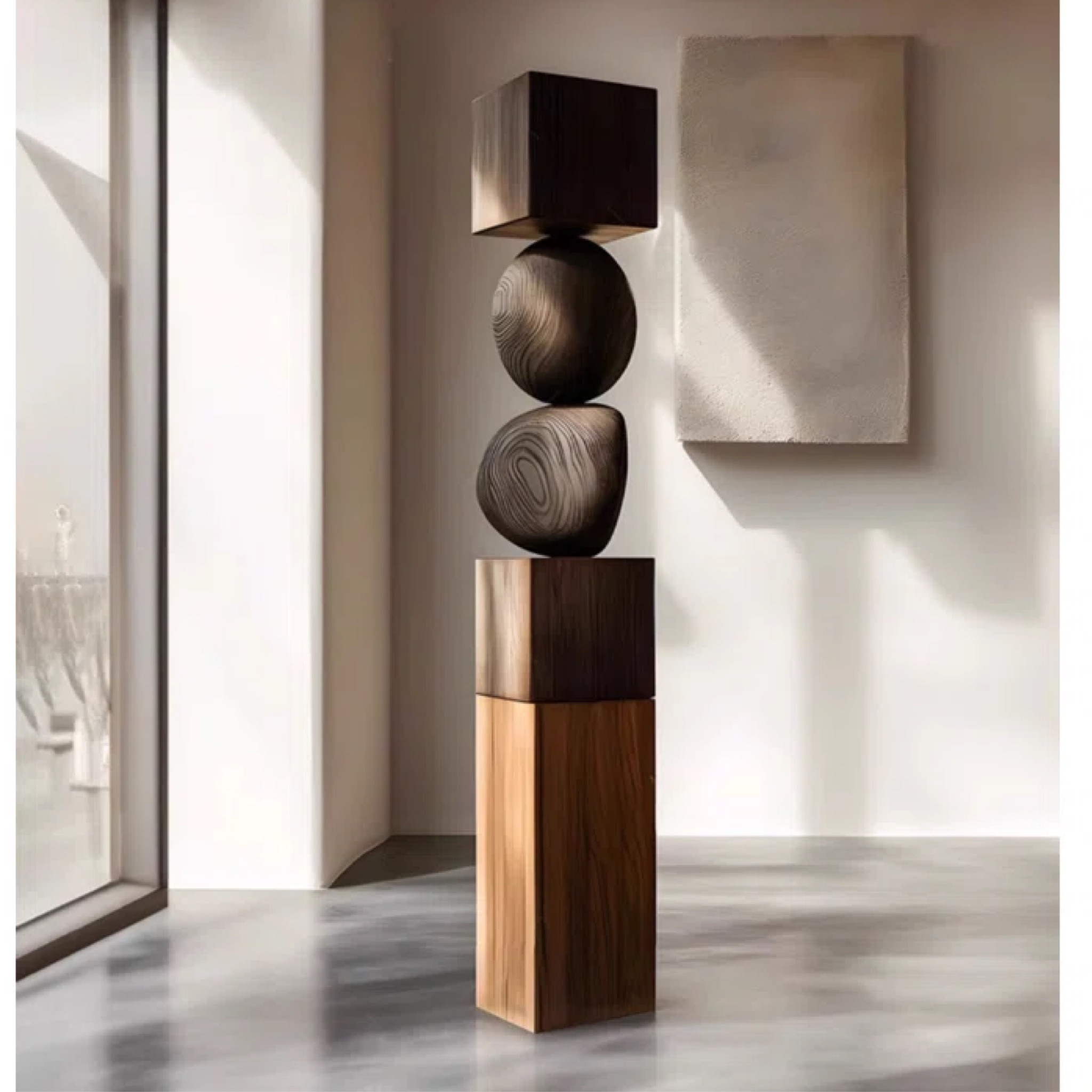Wayfair quiet and elegant sculpture by artist Joel Escalona with stacked geometric and organic shapes. 

#LTKStyleTip #LTKHome