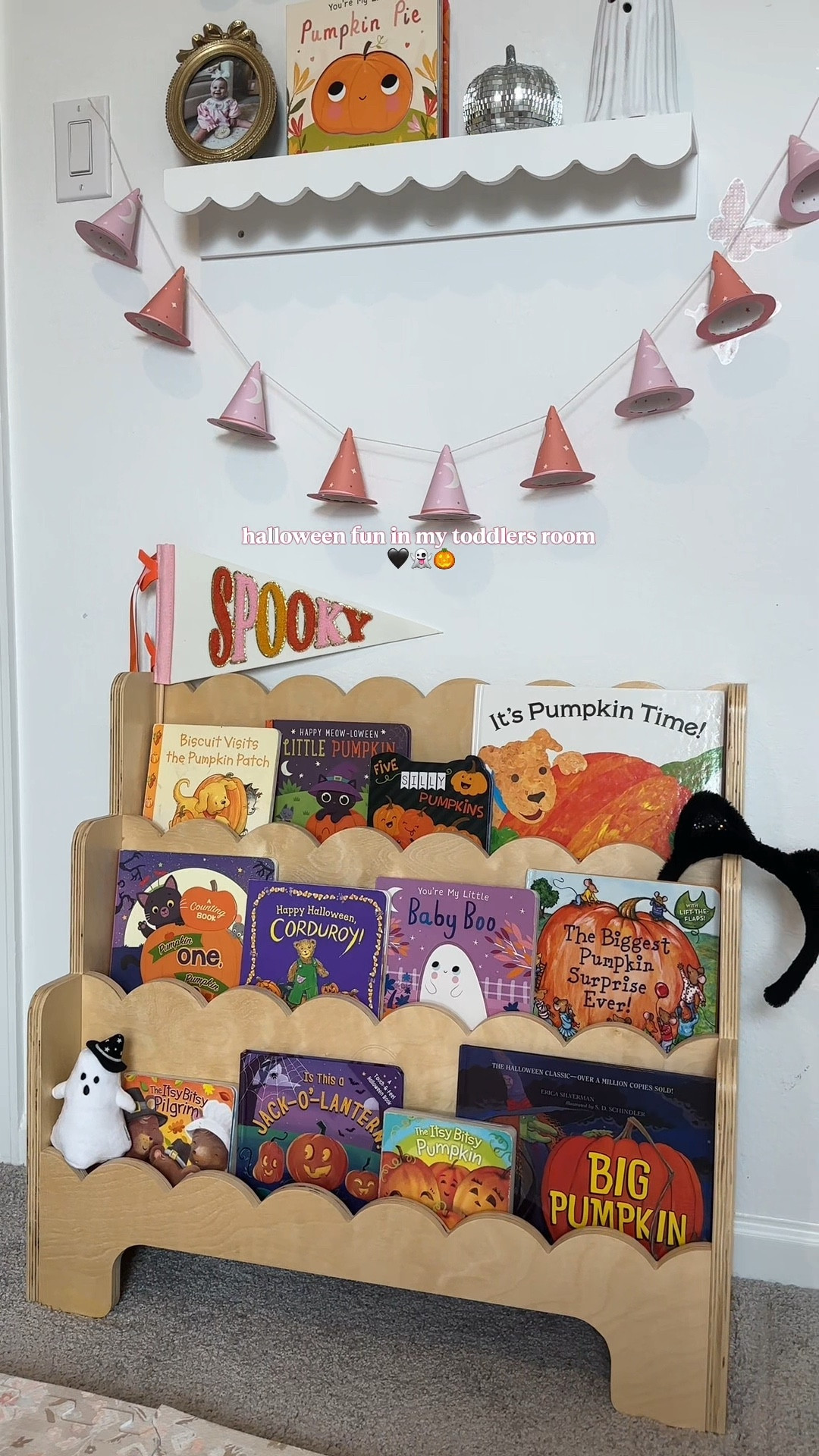 Halloween bookshelf for my toddlers 

#LTKKids #LTKHome