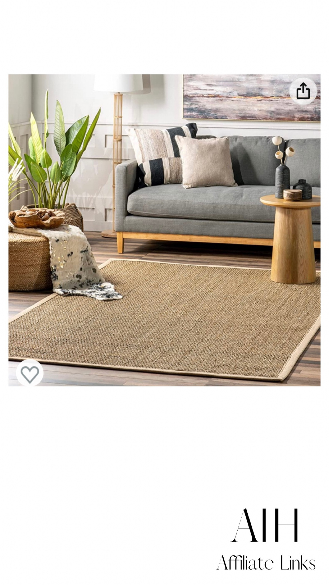Farmhouse seagrass area rug

#LTKFind #LTKstyletip #LTKhome