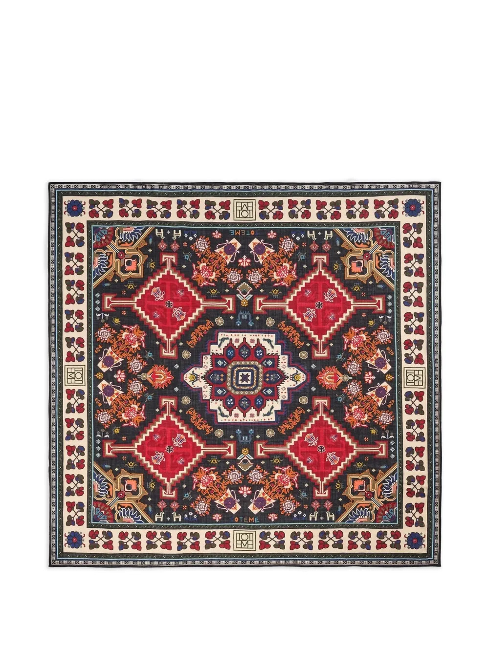 Winter geometric blanket wool scarf | Farfetch Global