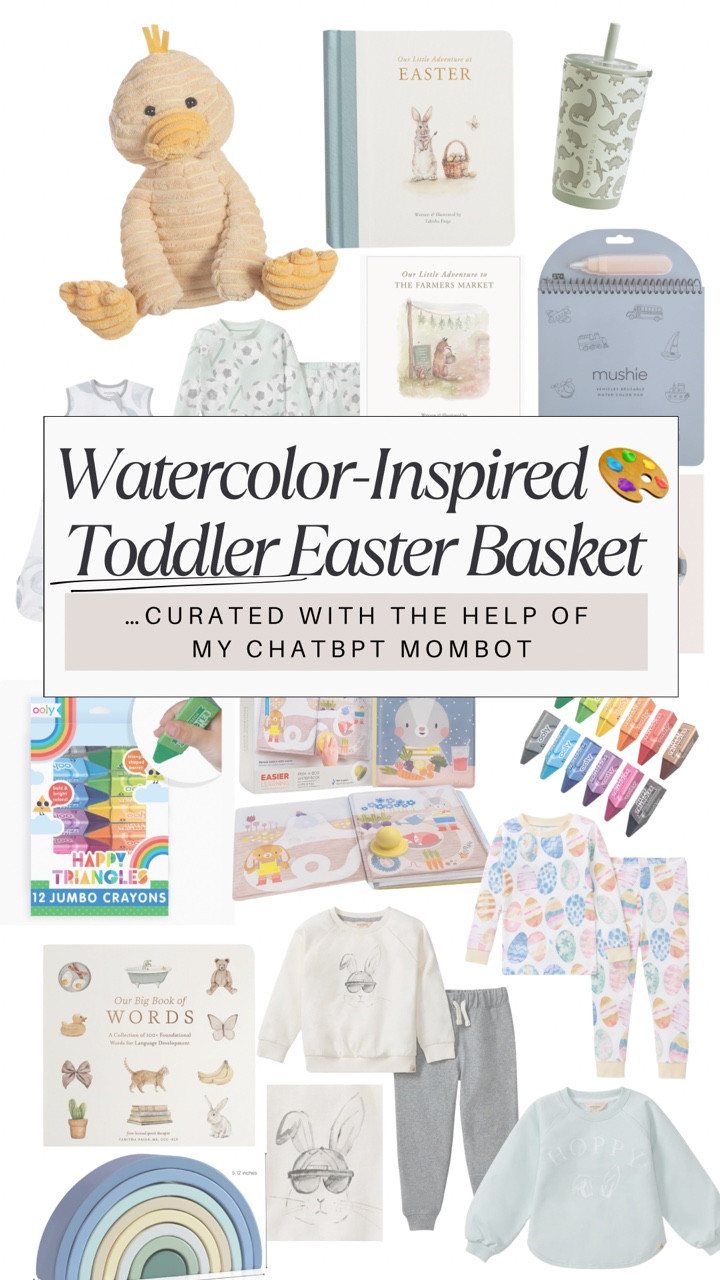 Putting together his Easter basket is high up on the happiest mom moments…you can’t convince me otherwise. ✨ 

I can’t wait to see his face. 🎨🐝 

Comment SHOP if you’d like the links to all the items in this years Easter basket. 

➡️ And if you’re curious how my MomBot helped me curate these items, comment PROMPT ⬇️

✨ and I’ll send along a simple chatGPT prompt to help you start simplifying mom life…including ways to make holidays even more memorable, and creating a growing collection of toys and activities that your littles will love, PLUS so much more. ✨

And it’s FREE! 🎉💃🏻 

Happy Easter! 🫶🏻