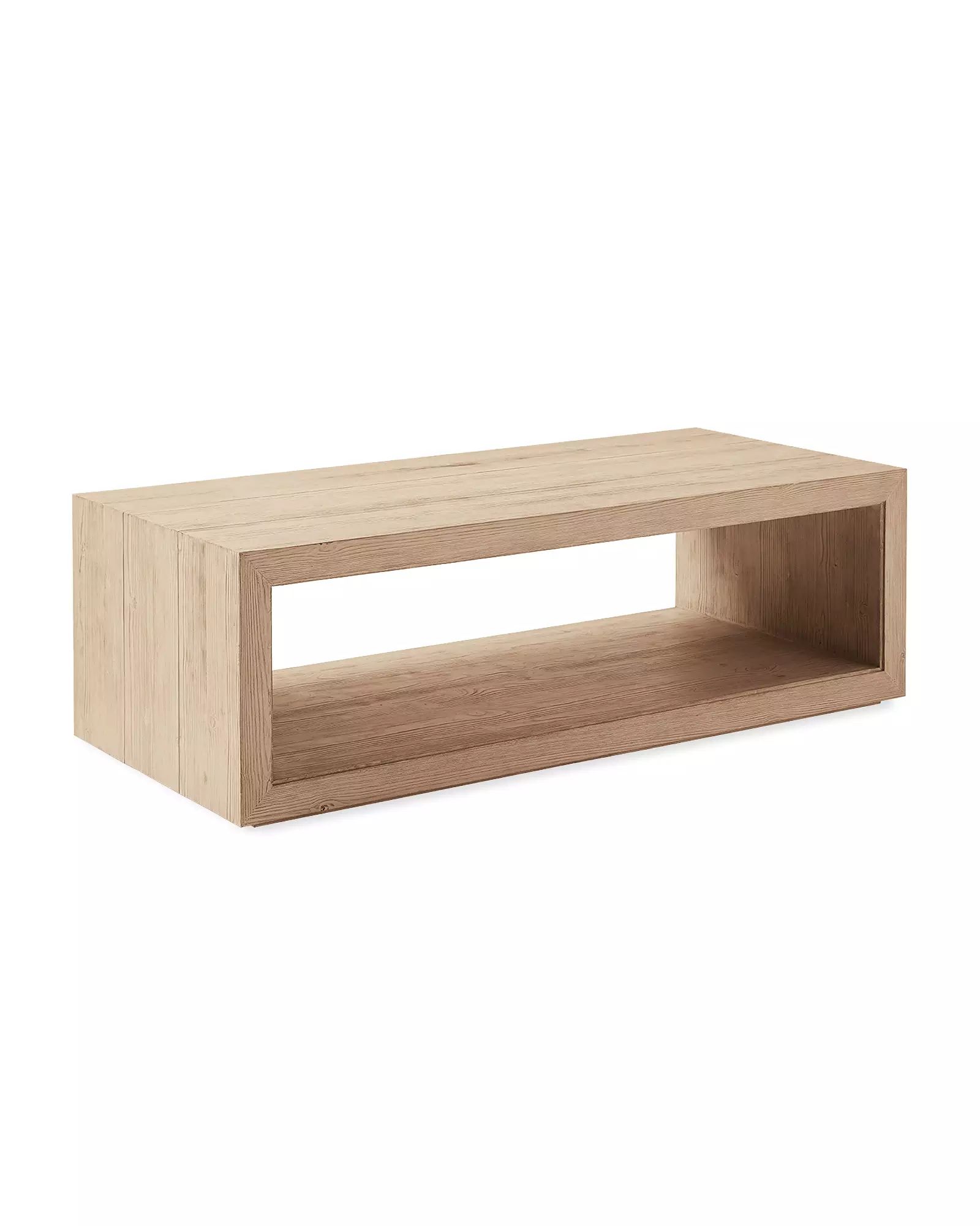 Atelier Rectangular Coffee Table - Sunbleached Pine | Serena and Lily