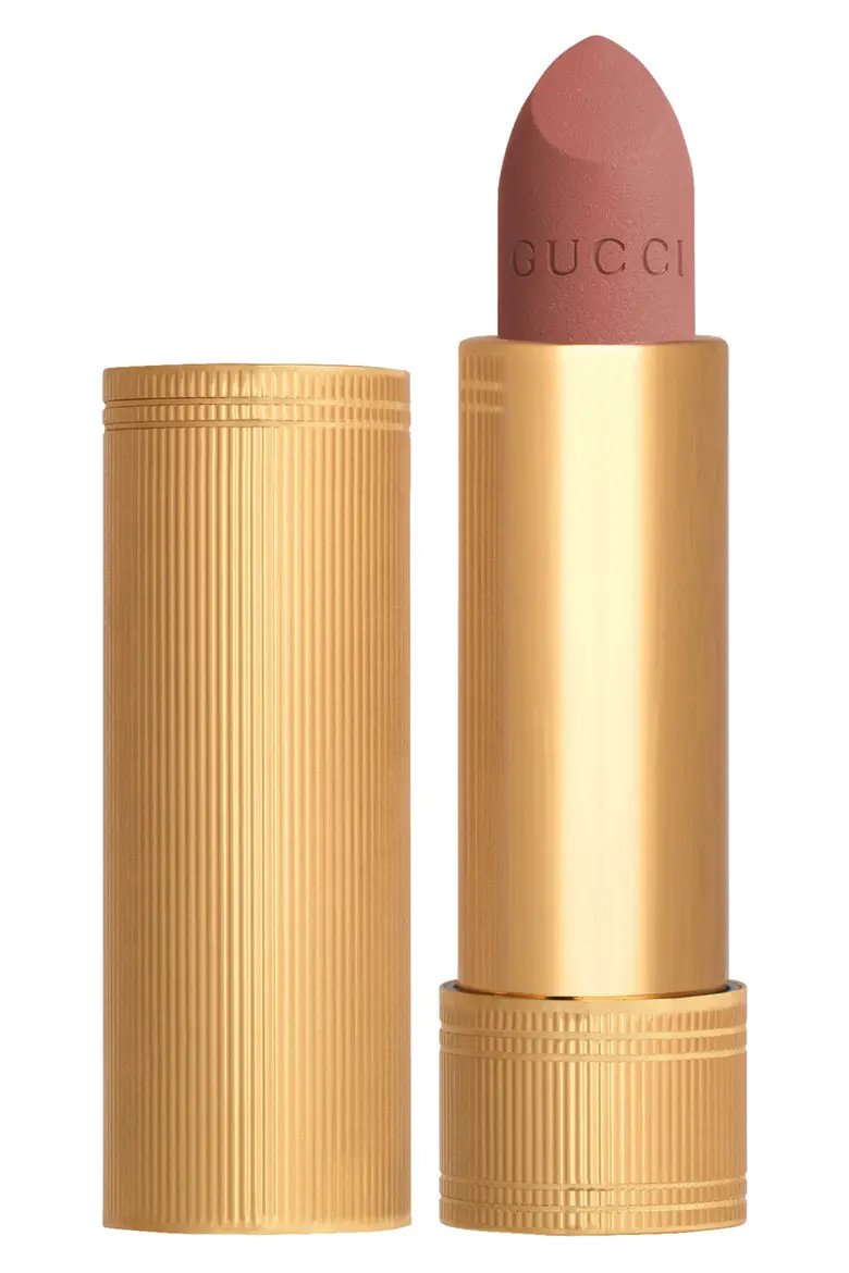Gucci Rouge à Lèvres Voile Lipstick in Emilie Burgundy at Nordstrom | Nordstrom