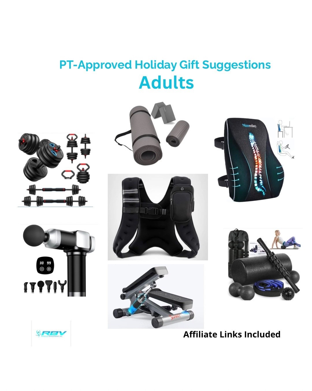 A curated list of PT-approved tools for adults. Ideal for building strength, improving mobility, supporting healthy joints, and staying active through busy seasons of life — all simple, effective, and home-friendly.

#LTKFit #LTKWellness #LTKAmazon #AmazonFinds #HolidayGiftGuide

#LTKfitnessgoals #LTKActive #LTKHoliday