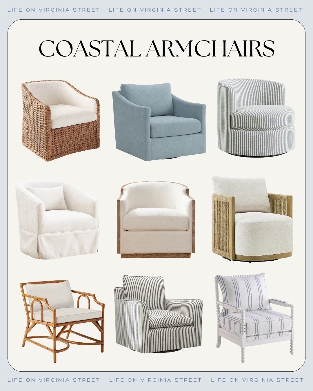 Coastal armchairs 🙌🏻🙌🏻

Coastal living room furniture, armchairs, traditional chairs

#LTKHome

#LTKSeasonal #LTKHome