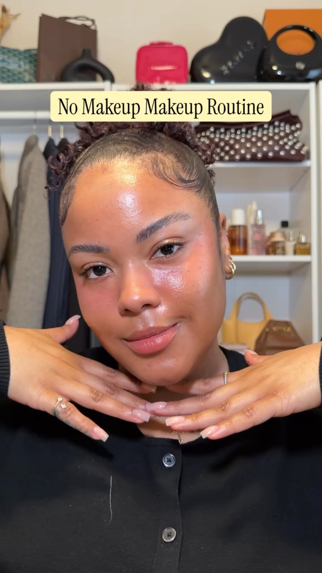 No makeup makeup routine for a skin but better finish. Minimal products, natural everyday makeup, and just enough to elevate.✨

Products used: 
lashes: @kisslashes
brow gel: @refybeauty 
concealer: @narsissist 
blush: @rhode shade tanlines 
press powder: @sephoracollection 
lip balm: @eadem.co shade burnt mali 
brushes: @sephoracollection @realtechniques 

#nomakeupmakeup #nomakeupmakeuplook #nomakeup #naturalmakeuplooks #cleangirlmakeup