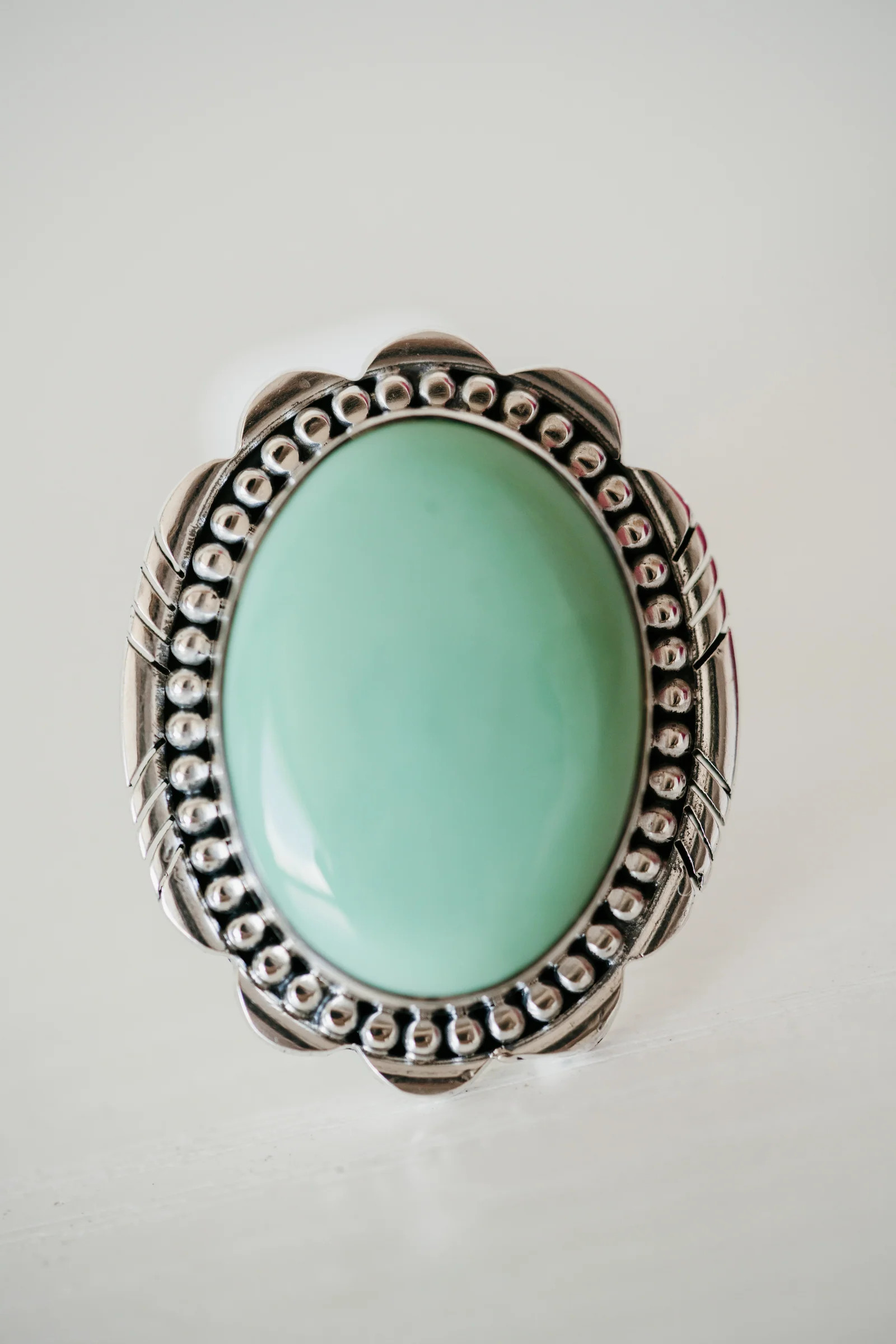 Bristol Ring | Variscite | Goldie Lew Jewelry