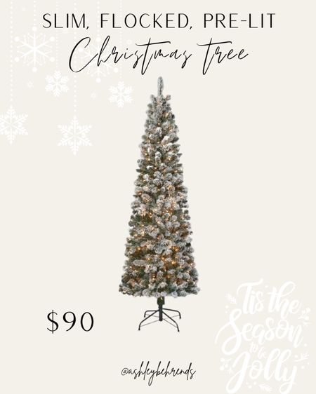 Artificial Christmas tree 🎄 
Slim // Flocked // Pre-lit 
#christmastree #artificialtree #prelittree #christmas #holiday #trees #faketree #homedecor 

#LTKSeasonal #LTKHoliday #LTKhome