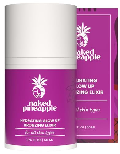 Naked Pineapple Hydrating Glow Up Bronzing Elixir - Enhances Complexion & Glow, Promotes Smooth Skin, Hydration & Moisture Lock - Makeup Primer, 1oz | Amazon (US)