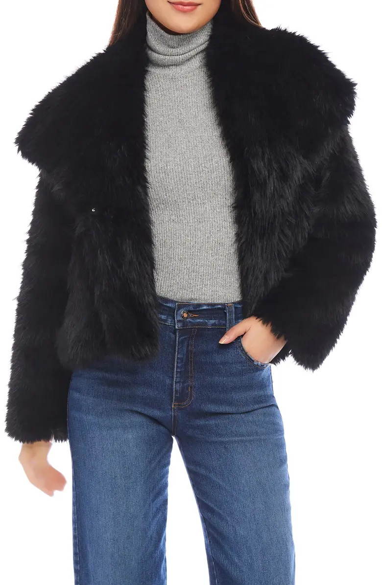 Karen Kane Faux Fur Coat | Nordstrom | Nordstrom