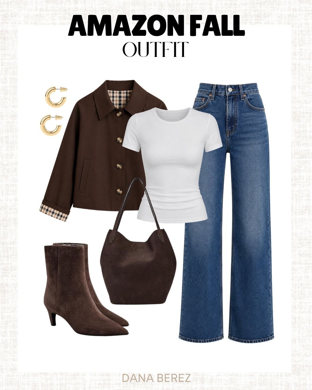 Amazon fall outfit 🤎 The prettiest mix of chocolate brown, classic denim and simple basics for an elevated everyday look. These Amazon fashion finds are perfect for fall outfits, casual style, mom outfits and easy seasonal wardrobe staples.

amazon fall fashion, fall outfit ideas, amazon fashion finds, casual fall outfit, fall style

#LTKSeasonal #LTKMidsize #LTKTravel