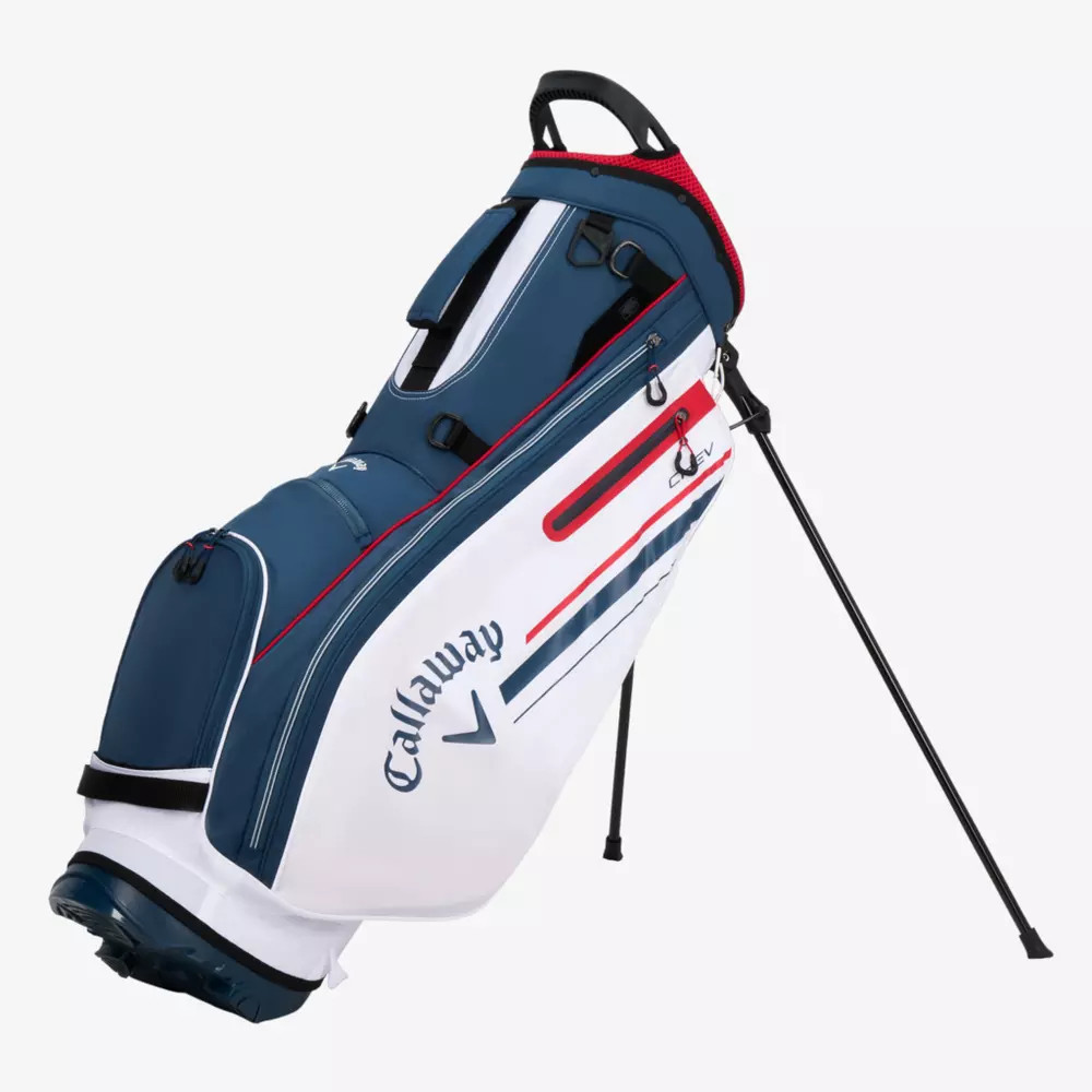 Chev 2024 Stand Bag, Navy/White/Red - Callaway Golf | PGA TOUR Superstore
