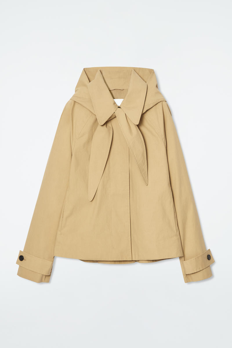 Kurzer Trenchcoat Mit Abnehmbarer Kapuze | COS (EU)