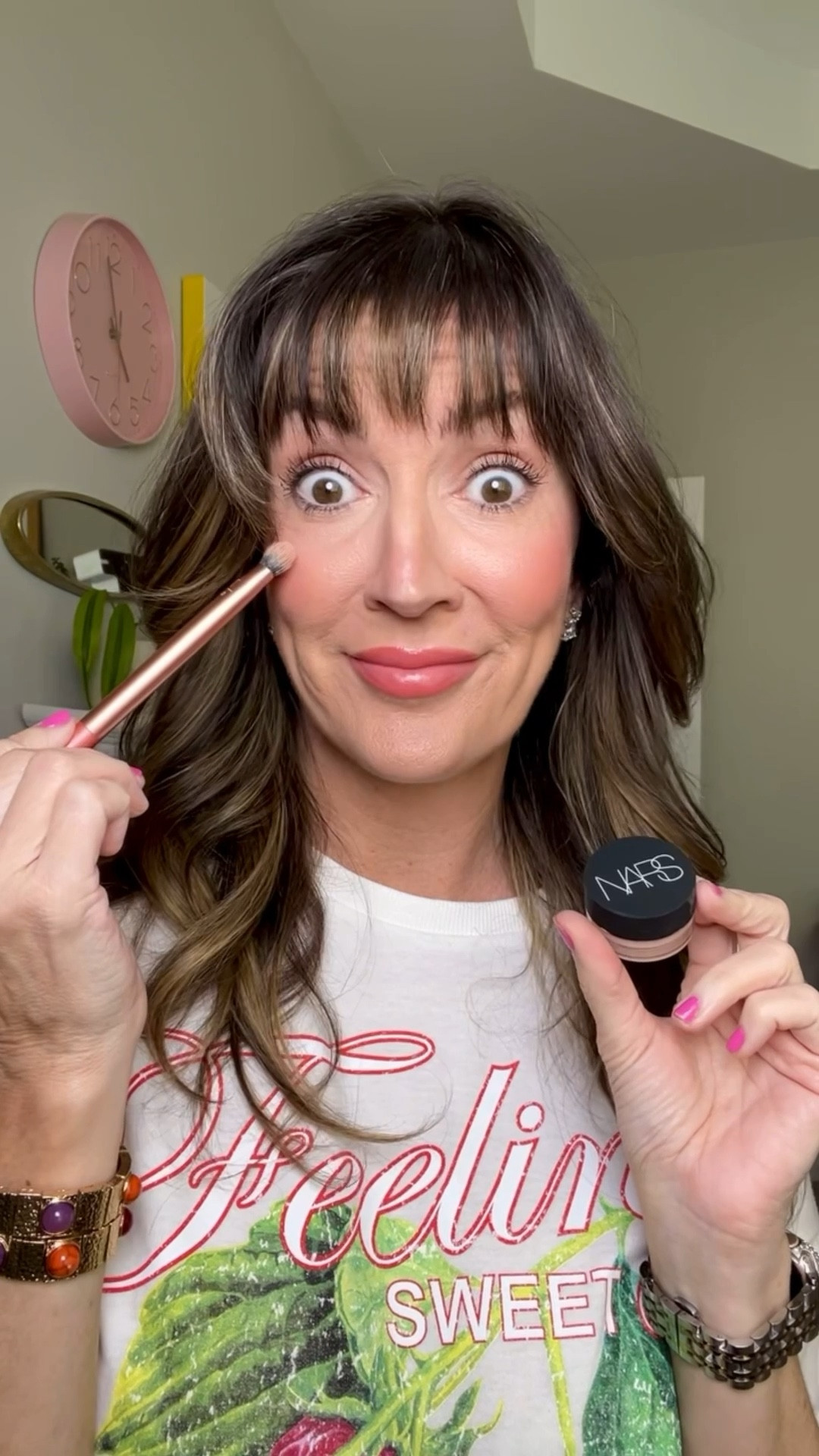 🤩 Full soft matte coverage! Worth every penny for this concealer. Wearing shade : crème brûlée.