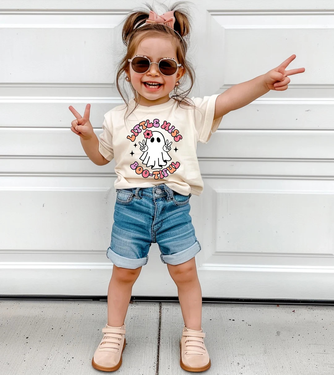 Little Miss Bootiful Shirt, Kids Toddler Girl Fall Halloween Shirt, Retro Halloween Shirt, Girl H... | Etsy (US)