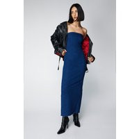 Denim Strapless Maxi Dress | Debenhams UK
