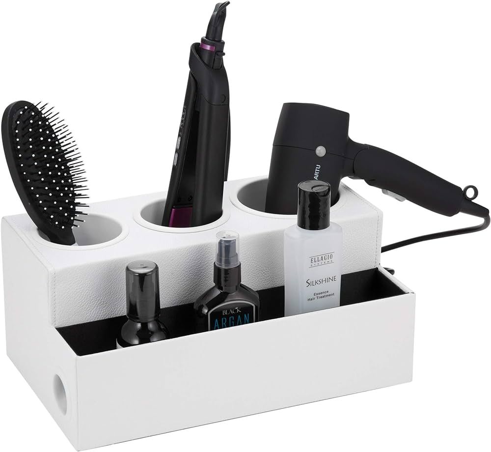 Hair Tool Organizer Dryer Holder Hair Styling Accessories Organizer Bathroom Storage Countertop w... | Amazon (US)