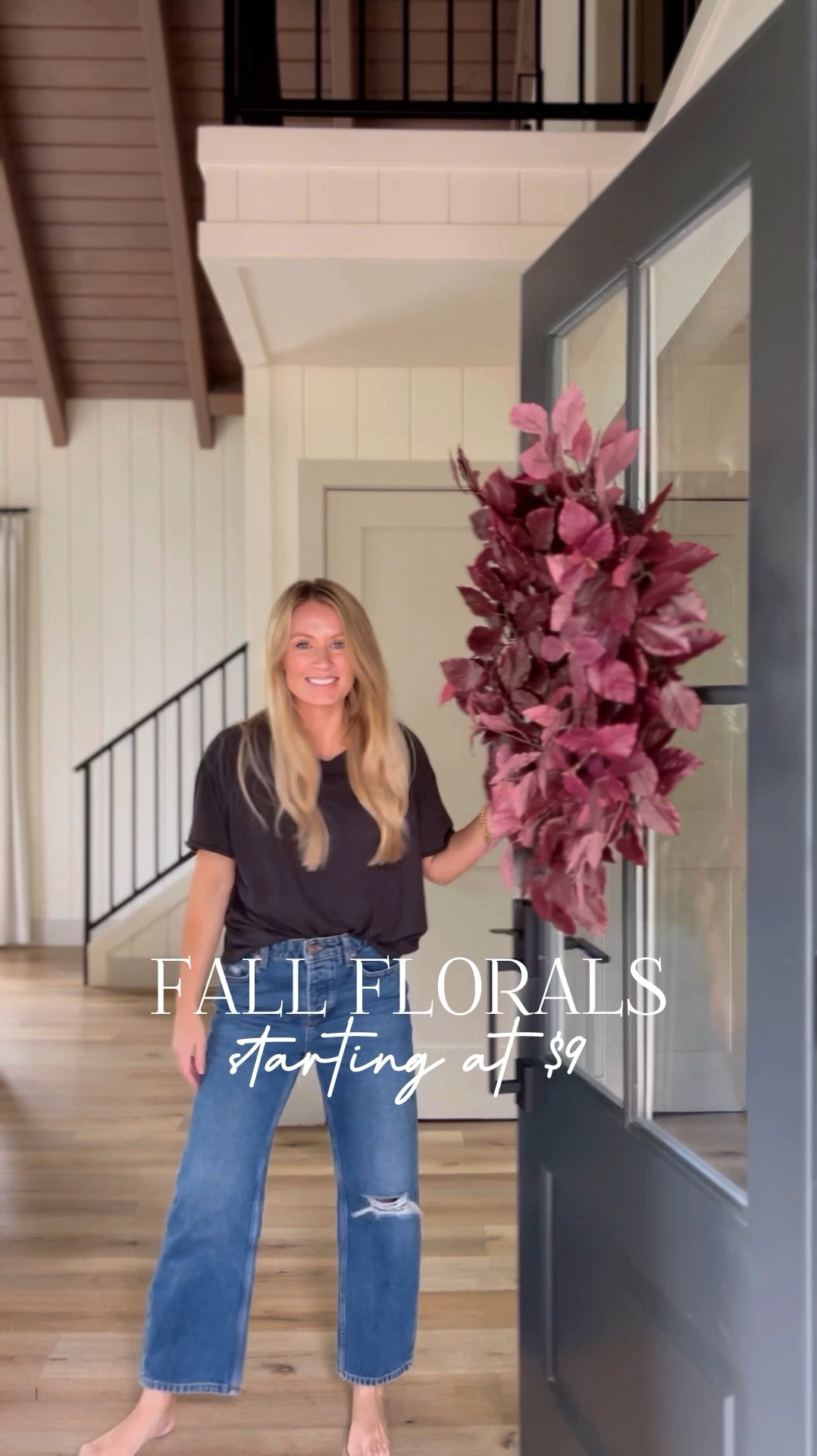 Shop these gorgeous fall foliage selections starting at just $9! 

Jeans: 24 - size down one!
Shirt: XS 

#LTKSeasonal #LTKHome #LTKSaleAlert
