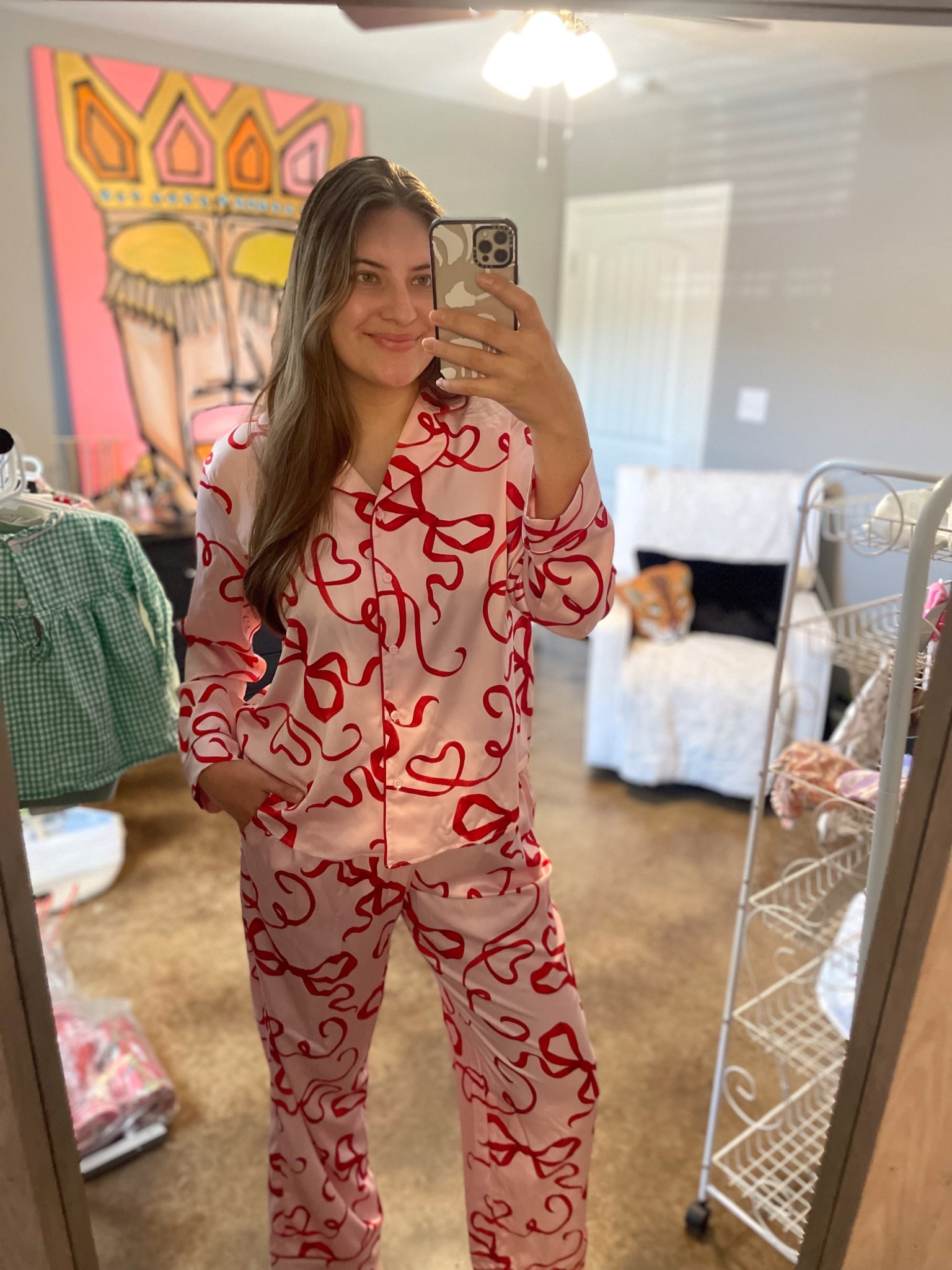 I’m in love with these silky bow pjs from Walmart!! I’m wearing size large!

#LTKFindsUnder50 #LTKStyleTip #LTKU