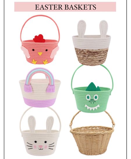 Easter baskets 💖

Basket. Holiday. Easter. Easter bunny. Kid. Baby. Toddler. 



#LTKbaby #LTKkids #LTKSeasonal